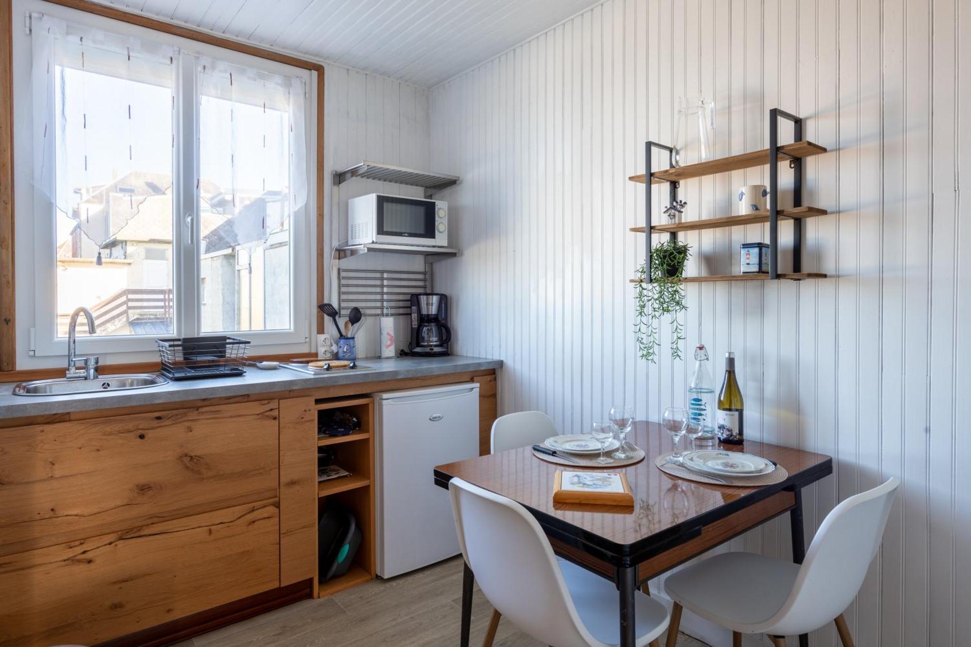 L'Echappee Bleue - Appt Pour 4 Vue Mer Ault Kültér fotó