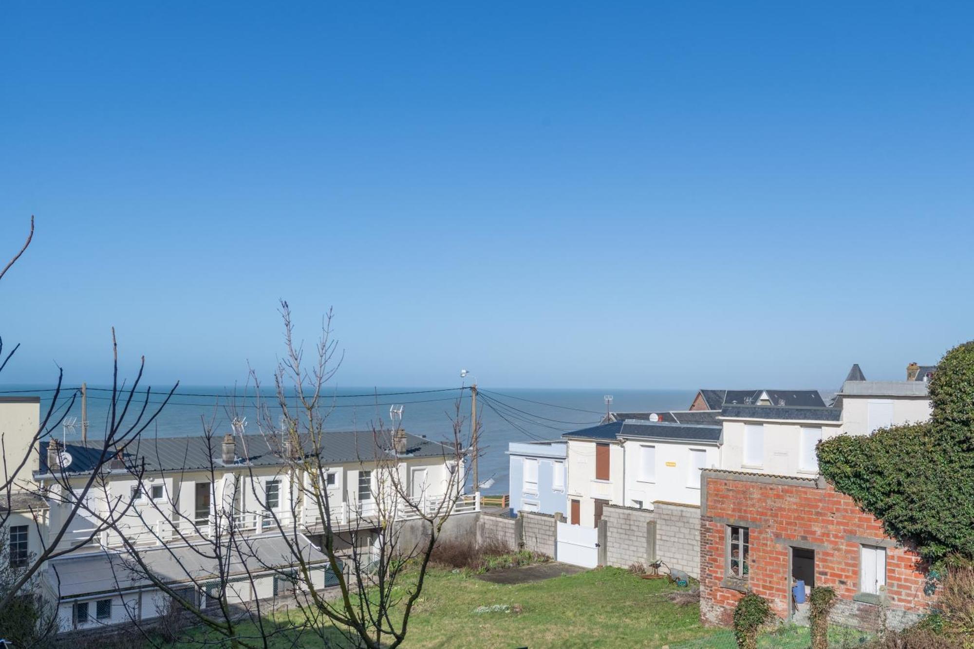 L'Echappee Bleue - Appt Pour 4 Vue Mer Ault Kültér fotó